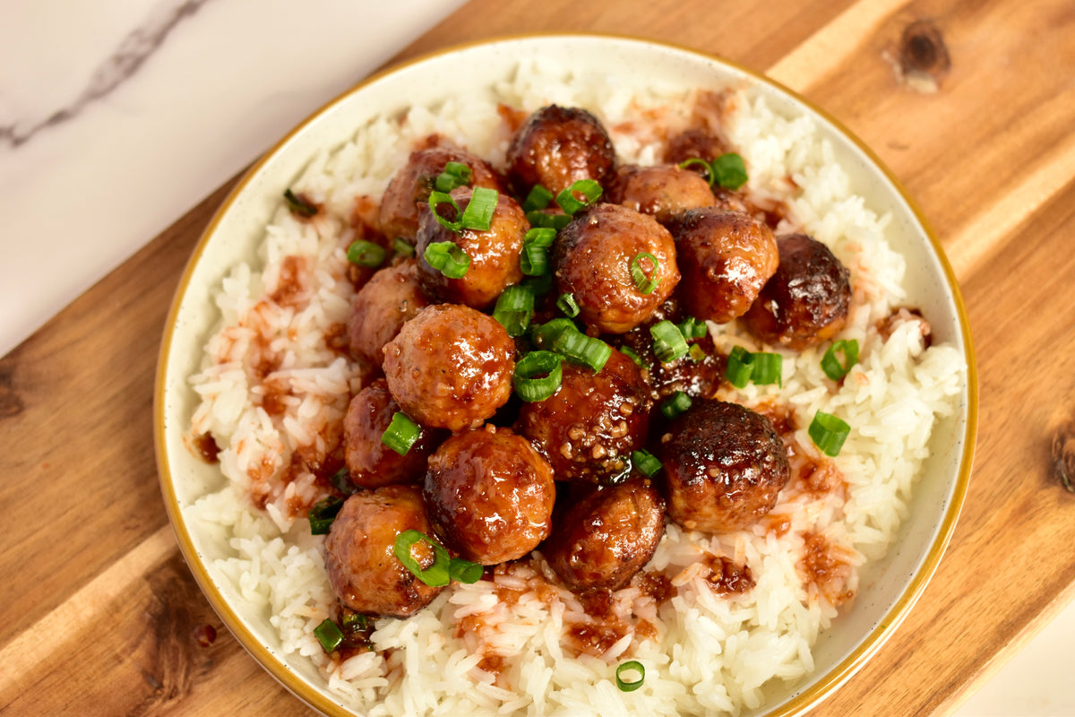 Honey Sriracha Glazed Meatballs – Cherry Republic