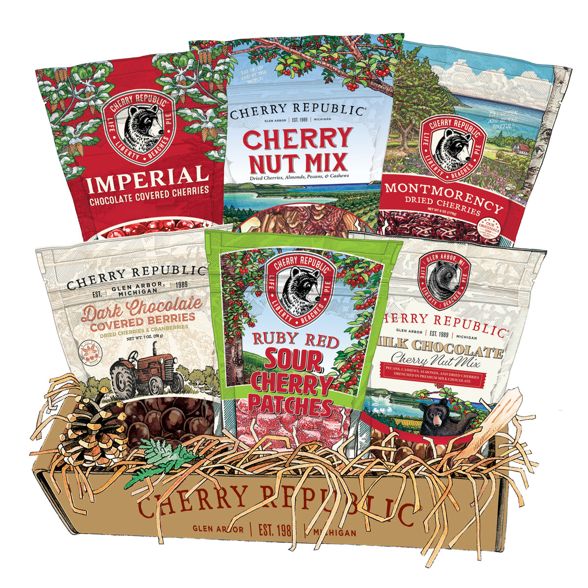 Cherry Cheer Gift Box - Gourmet Treats | Cherry Republic