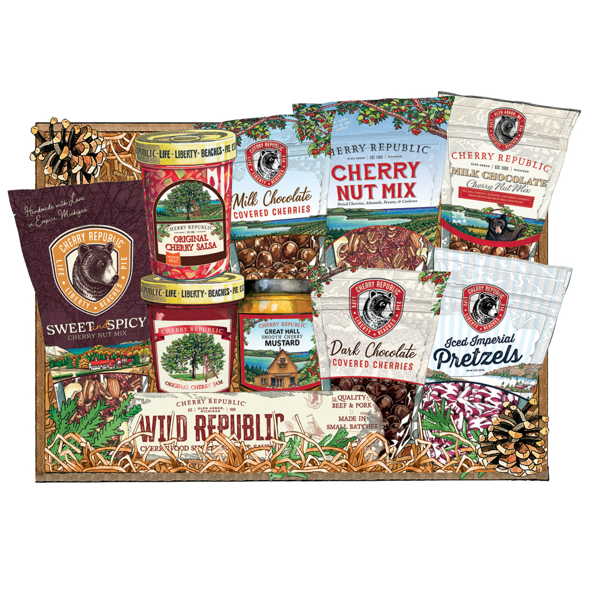 Crowd Pleaser Gift Box of Party Snacks | Cherry Republic