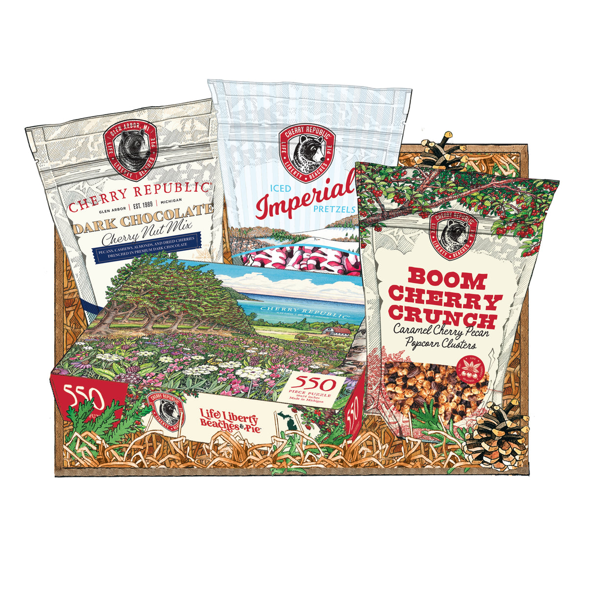Puzzle Day Gift Box – Cherry Republic