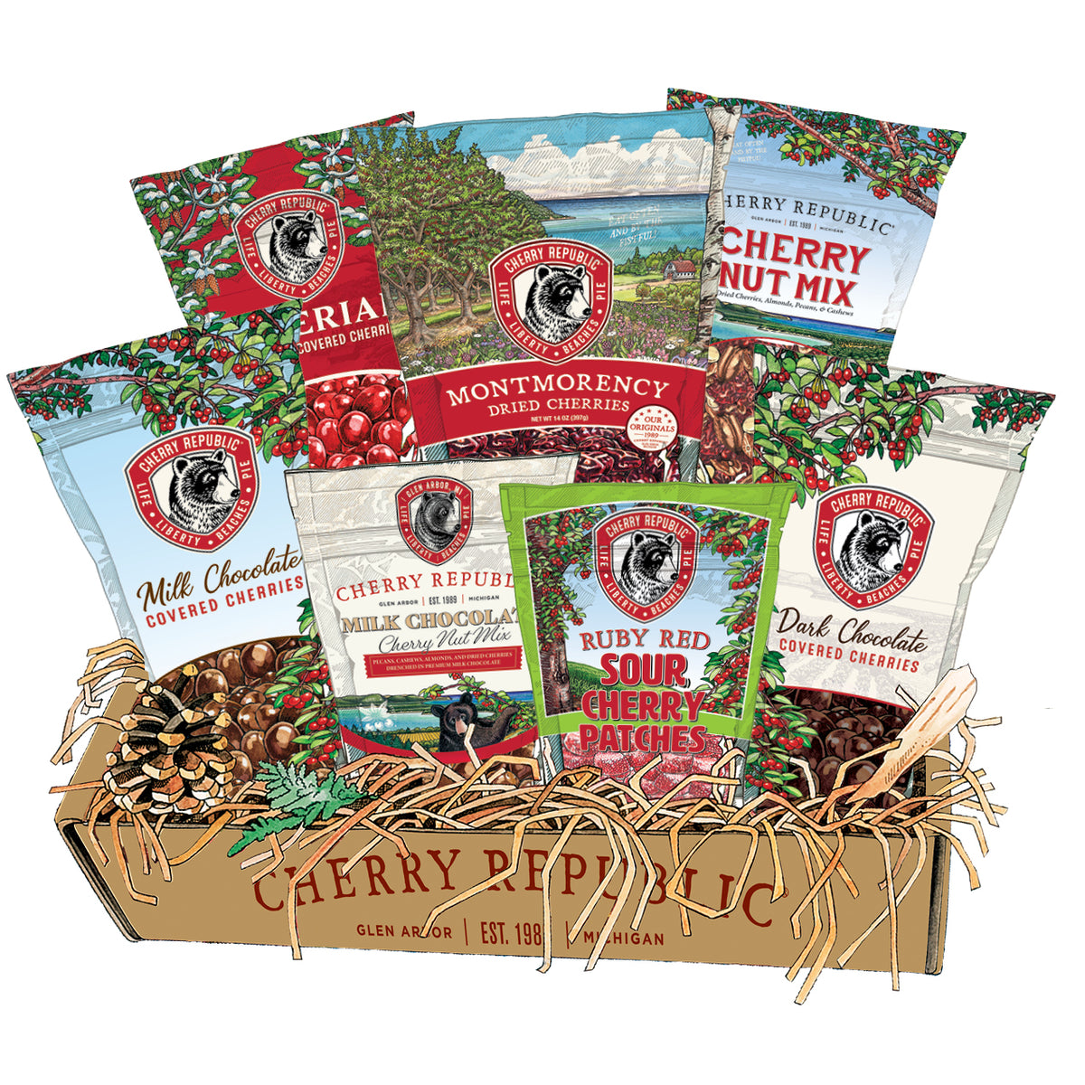 Super Seven Gift Box of Cherry Treats | Cherry Republic