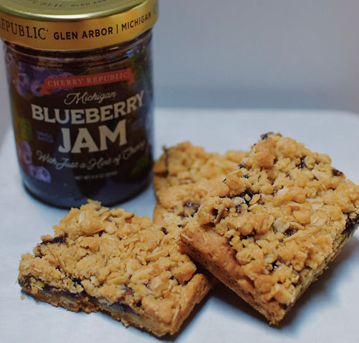 Jam Filled Oatmeal Bars