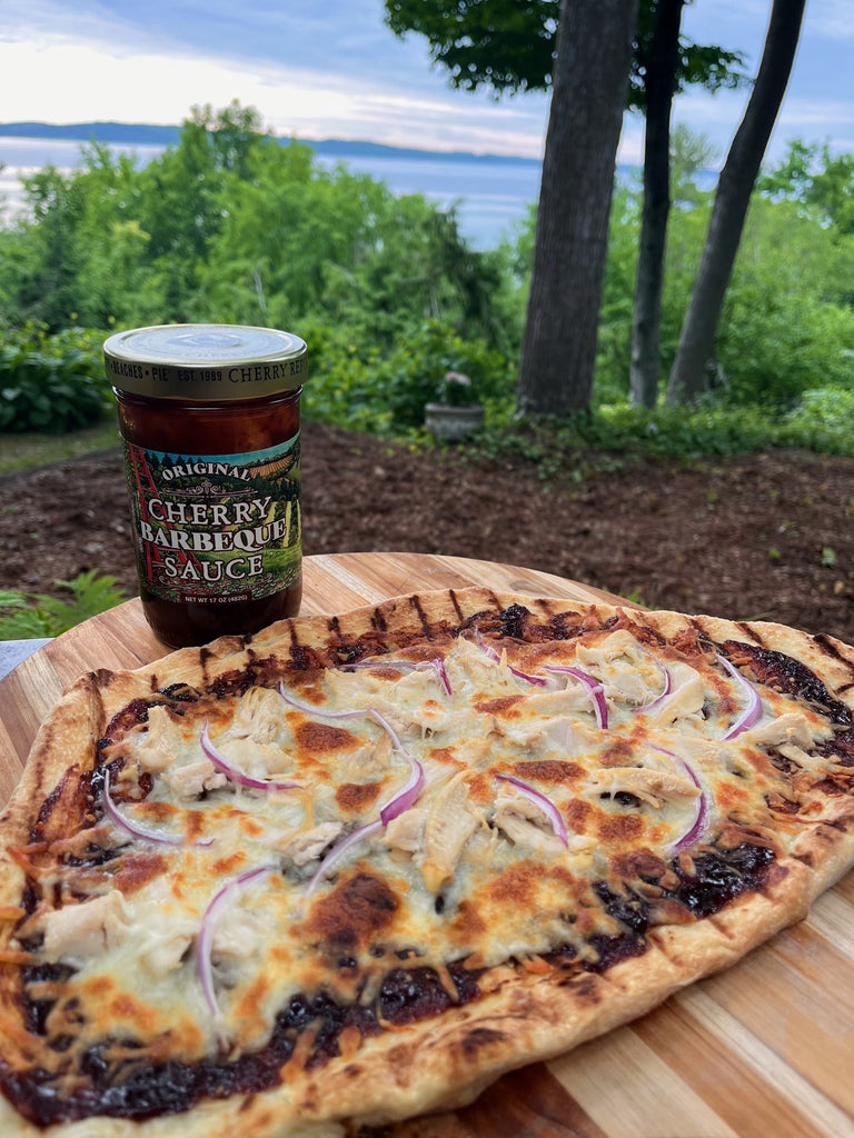 Pizza Night Reinvented: Cherry BBQ Chicken Pizza on the Grill
