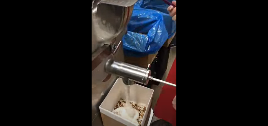 Making Pit Stop ice cream