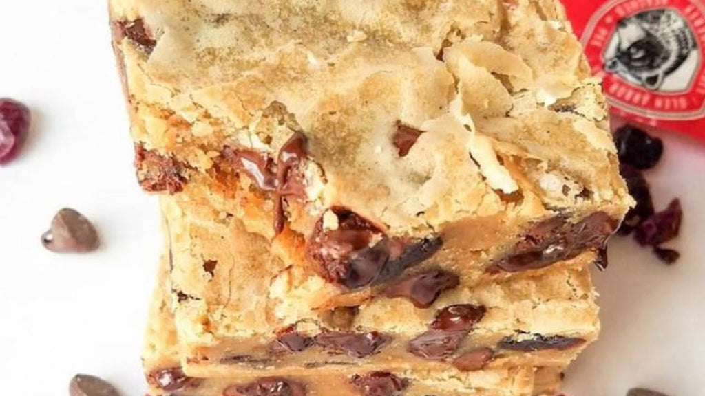 Chocolate Cherry Blondies