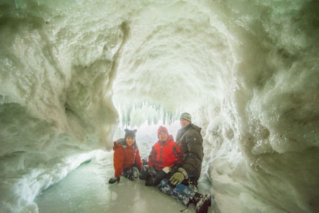 Lake Michigan Ice Cave Exploration