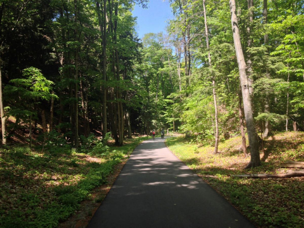 Riding the Sleeping Bear Heritage Trail