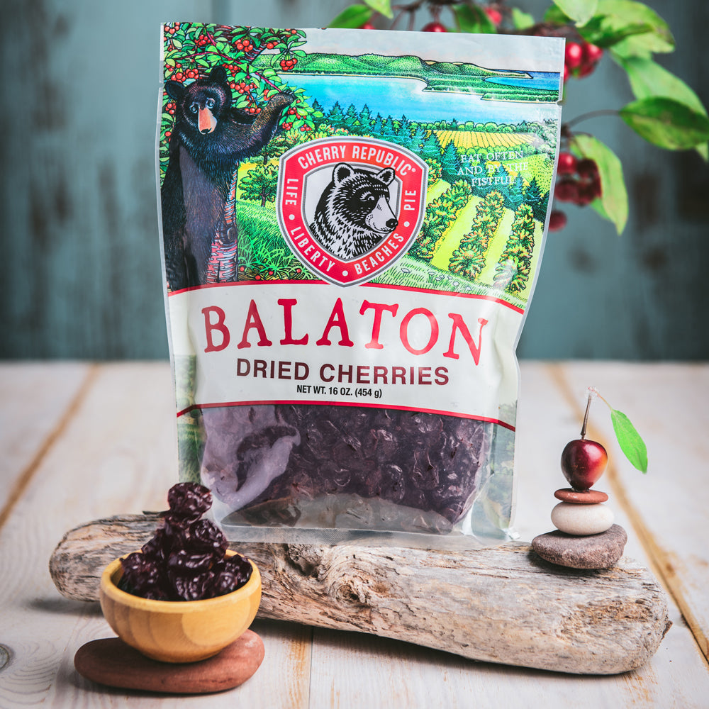 A pack of Cherry Republic balaton dried cherries