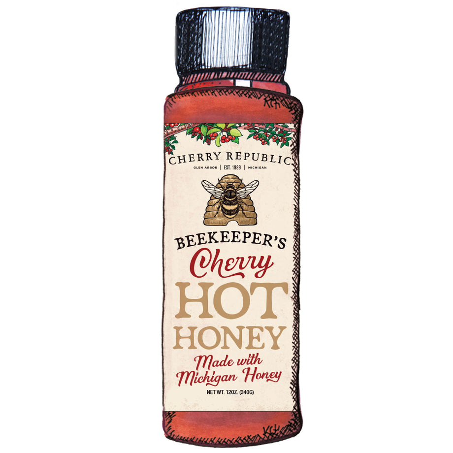 Bee Keeper's Cherry Hot Honey (12 oz.) | Cherry Republic