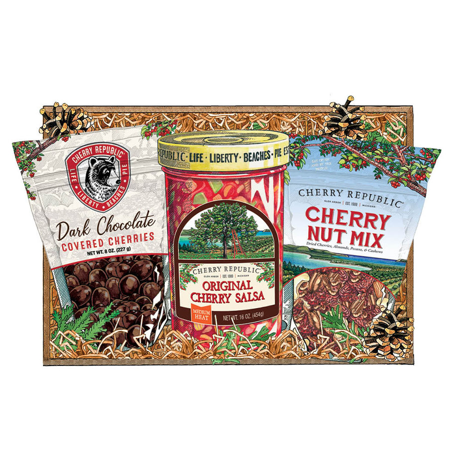 CR Favorites Gift Box - Snack Trio | Cherry Republic