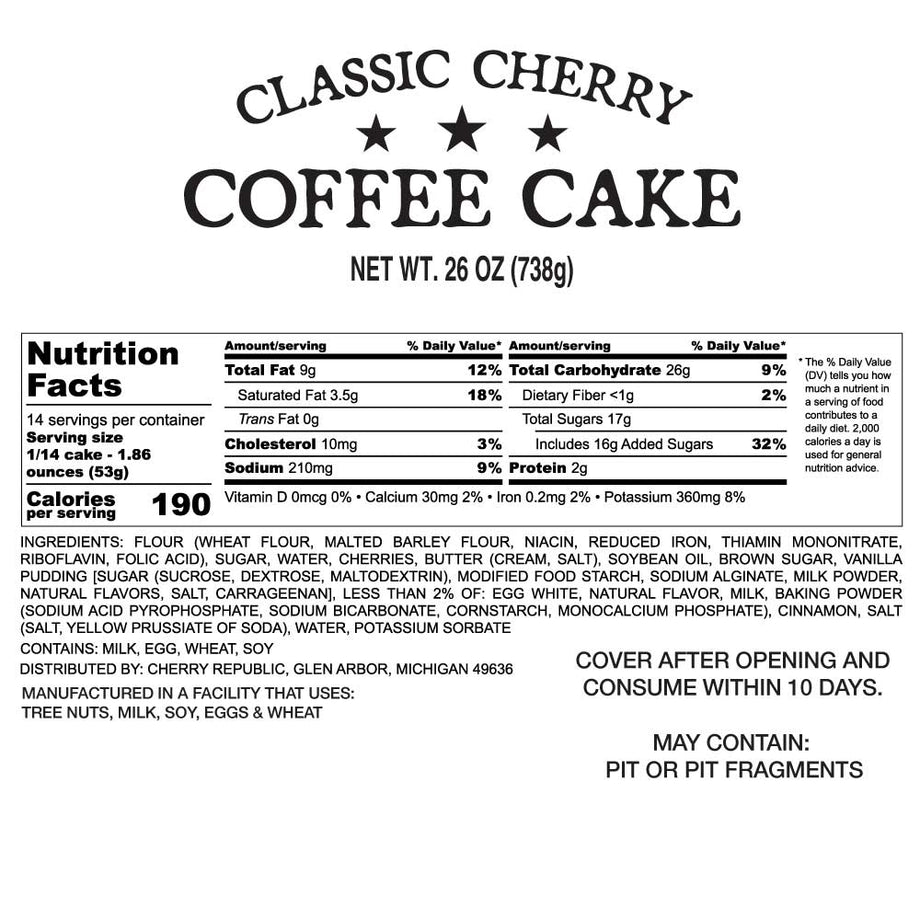 Cherry Coffee Cake and Orchard Tin Bundle | Cherry Republic