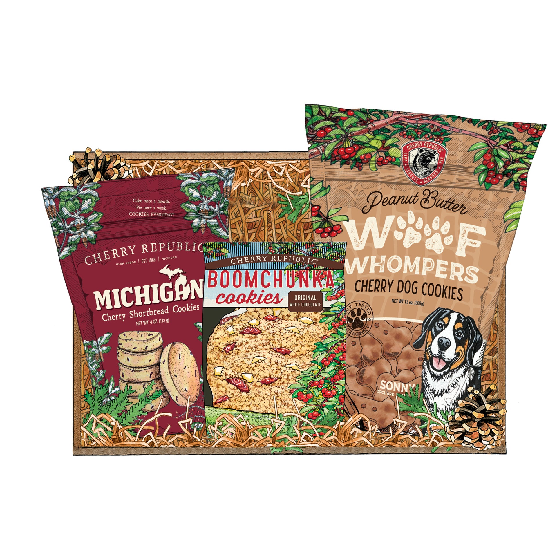 Cookies For All Gift Box of Human & Dog Treats