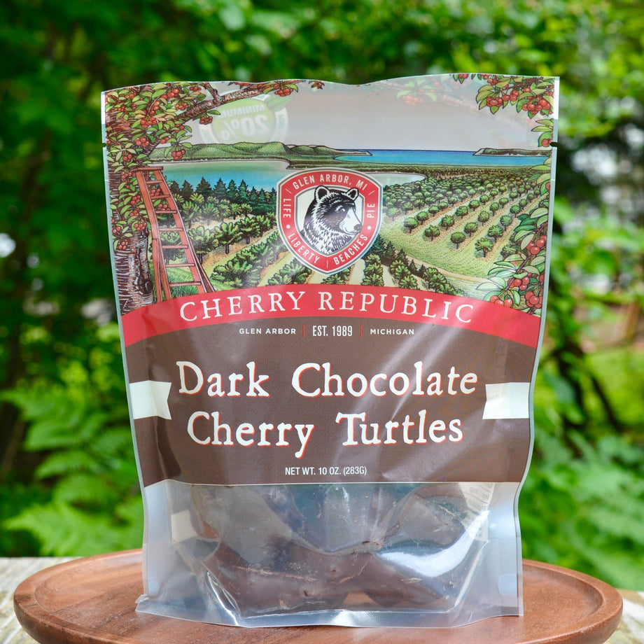 Dark Chocolate Cherry Turtles | Cherry Republic