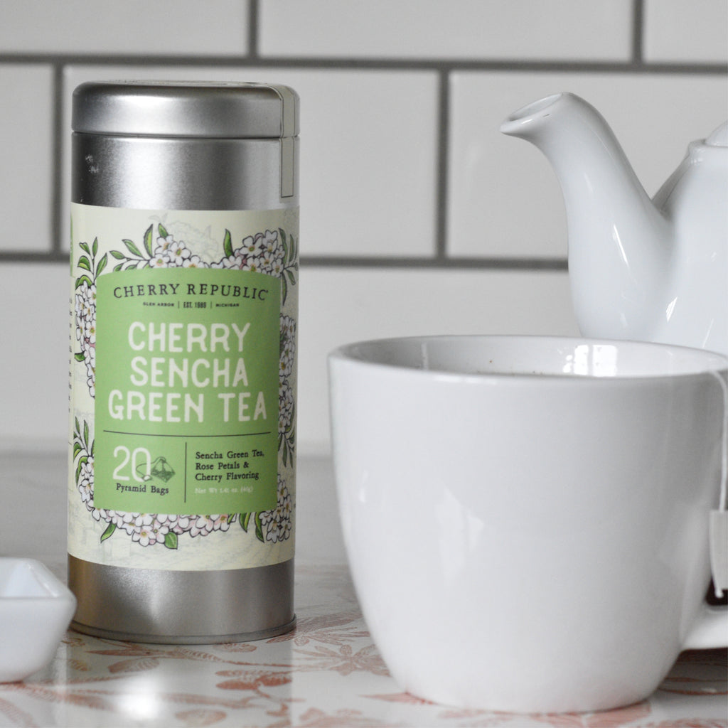 Cherry Sencha Green Tea | Cherry Republic