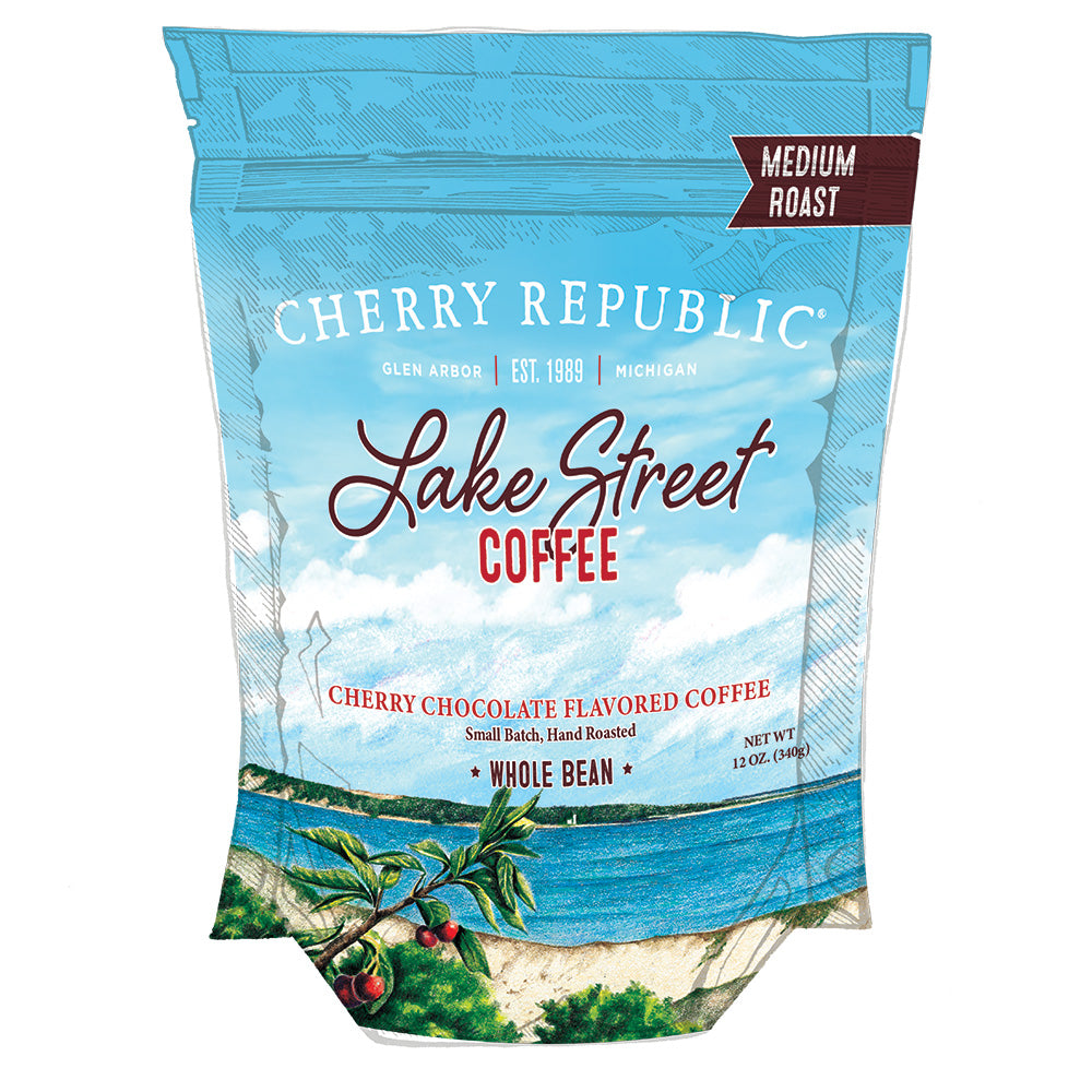 A pack of Cherry Republic lakestreet coffee