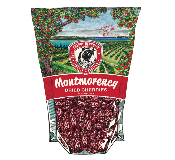 A pack of Cherry Republic montmorency dried cherries