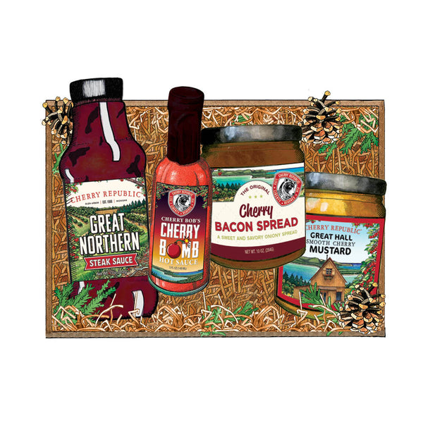 Savory Cherry Sampler - Sauce Gift Box | Cherry Republic