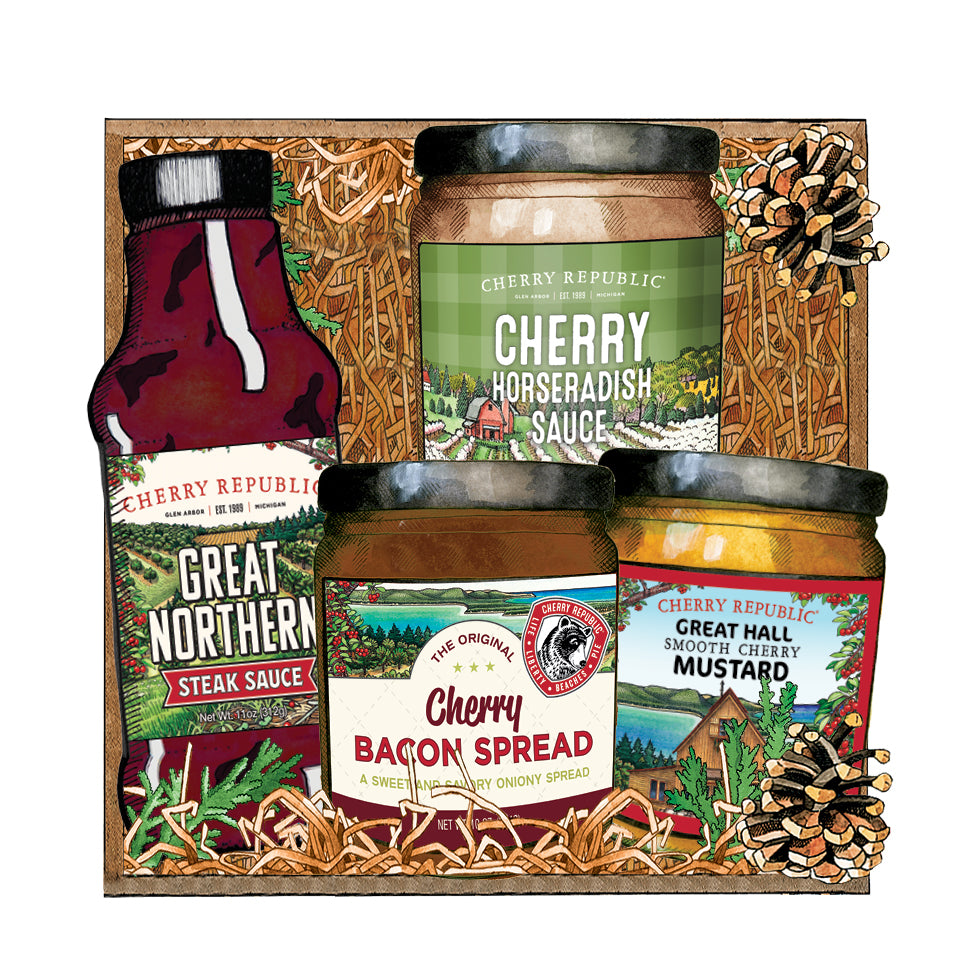 Savory Cherry Sampler - Sauce Gift Box | Cherry Republic