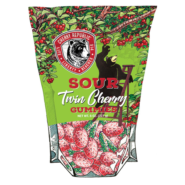 Sour Twin Tart Cherry Gummies | Cherry Republic