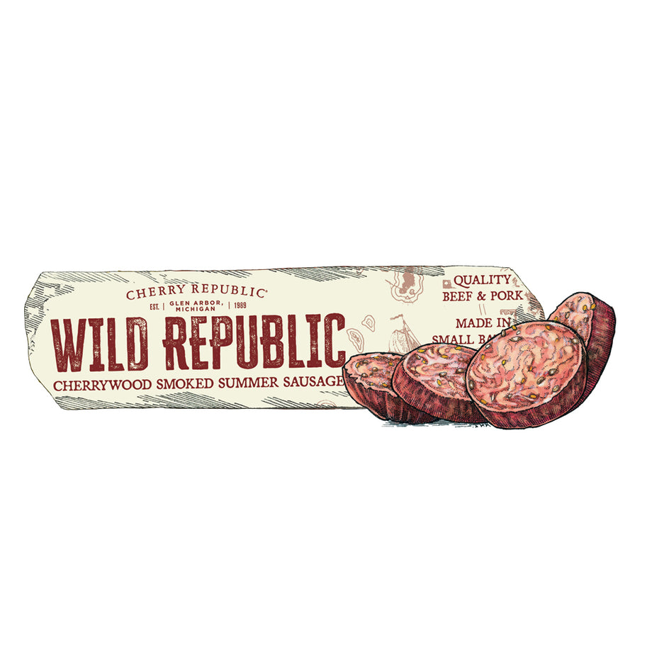 Cherrywood Smoked Summer Sausage (No MSG) | Cherry Republic