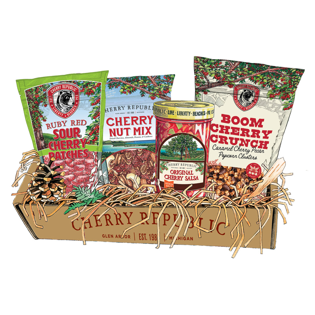 Caramel Cherry Pecan Popcorn Clusters | Cherry Republic